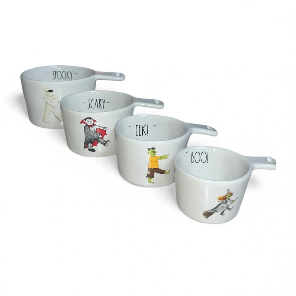 Rae Dunn Ceramic Halloween Measuring Cups